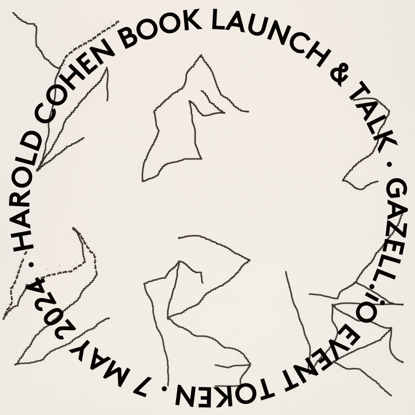 Harold Cohen Book Launch &amp; Talk