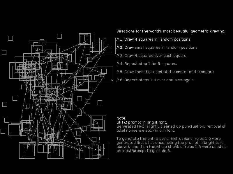 GPT-2 after Sol LeWitt