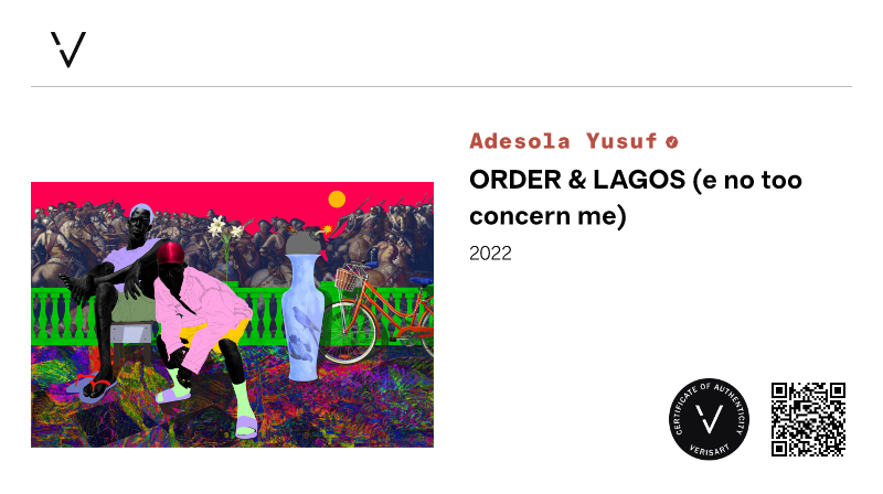 ORDER &amp; LAGOS (e no too concern me)